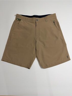 Howler Bros Horizon Hybrid Shorts Khaki Size 35 EUC